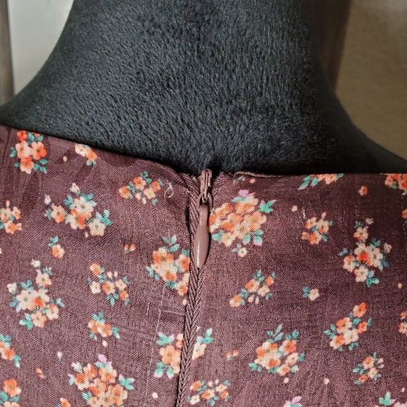 NWT Wrap Front Floral Ruched Mini Dress by NSR/Napean Sea Road Size Medium - Picture 11 of 16